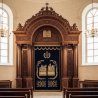 Exquisite Handcrafted Mahogany Kayu Mahoni Aron Kodesh Torah Ark from Mulyoharjo Furniture