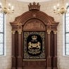 Majestic Hand-Carved Mahogany Wood Aron Kodesh from Mulyoharjo Furniture