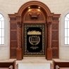 Magnificent Mulyoharjo Handcrafted Mahogany Aron Kodesh Torah Ark
