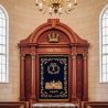 Elegant Handcrafted Mahogany Aron Kodesh from Mulyoharjo Furniture Indonesia