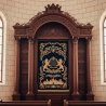 Exquisite Hand-Carved Mahogany Aron Kodesh from Mulyoharjo Furniture Indonesia