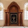Majestic Handcrafted Mahogany Aron Kodesh a Sacred Torah Ark by Mulyoharjo Furniture Indonesia