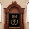 Exquisite Handcrafted Mahogany Aron Kodesh Torah Ark by Mulyoharjo Furniture Indonesia