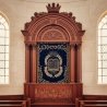 Mulyoharjo Artisanal Mahogany Wood Aron Kodesh a Sacred Testament to Craftsmanship