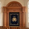 Majestic Hand-Carved Mahogany Wood Aron Kodesh Torah Ark by Mulyoharjo Furniture