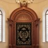 Exquisite Mulyoharjo Handcarved Mahogany Aron Kodesh Sacred Torah Ark