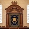 Exquisite Handcrafted Mahogany Wood Aron Kodesh Torah Ark by Mulyoharjo Furniture Indonesia