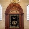 Exquisite Mulyoharjo Mahogany Wood Aron Kodesh a Sacred Torah Ark Handcrafted in Indonesia