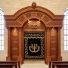 Elegant Handcrafted Mahogany Aron Kodesh from Mulyoharjo Furniture Indonesia
