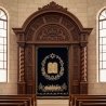 Mulyoharjo's Exquisite Handcrafted Mahogany Aron Kodesh A Revered Torah Ark