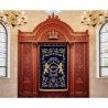 Exquisite Hand-Carved Mahogany Wood Aron Kodesh by Mulyoharjo Furniture