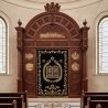 Majestic Handcrafted Mahogany Aron Kodesh Torah Ark by Mulyoharjo Furniture