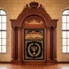 Exquisite Mulyoharjo Handcrafted Mahogany Aron Kodesh Torah Ark A Testament to Timeless Craft