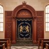Exquisite Handcrafted Mahogany Aron Kodesh Torah Ark by Mulyoharjo Furniture Indonesia