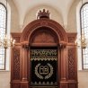Majestic Hand-Carved Mahogany Wood Aron Kodesh Torah Ark by Mulyoharjo Furniture Indonesia