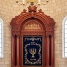 Exquisite Mulyoharjo Mahogany Wood Aron Kodesh a Sacred Torah Ark