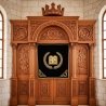 Majestic Hand-Carved Mahogany Wood Aron Kodesh by Mulyoharjo Furniture Indonesia