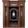 Regal Handcrafted Mahogany Aron Kodesh a Sacred Masterpiece by Mulyoharjo Furniture Indonesia