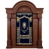 Magnificent Hand-Carved Mahogany Aron Kodesh Torah Ark by Mulyoharjo Furniture Indonesia