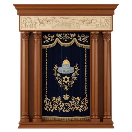 Exquisite Mulyoharjo Mahogany Wood Aron Kodesh Torah Ark a Masterpiece of Spiritual Craftsmanship