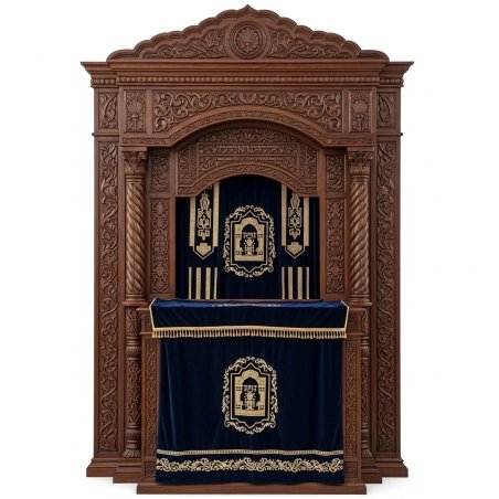 Exquisite Handcarved Mahogany Aron Kodesh from Mulyoharjo Furniture Indonesia