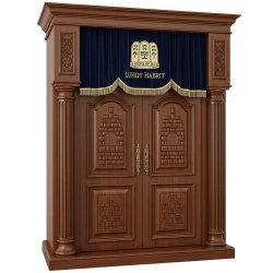 Elegant Handcrafted Mahogany Aron Kodesh from Mulyoharjo Furniture Indonesia