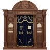 Exquisite Handcrafted Mahogany Aron Kodesh Torah Ark by Mulyoharjo Furniture