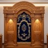 Elegant Handcrafted Mahogany Aron Kodesh from Mulyoharjo Furniture Indonesia