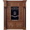 Exquisite Mulyoharjo Mahogany Wood Aron Kodesh Torah Ark Handcrafted for Sacred Spaces