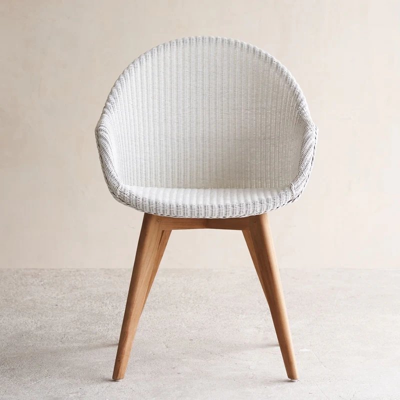 Wooden Teak and Rope Dining Chair White Furniture Supplier Wooden Teak and Rope Dining Chair White Furniture Supplier
