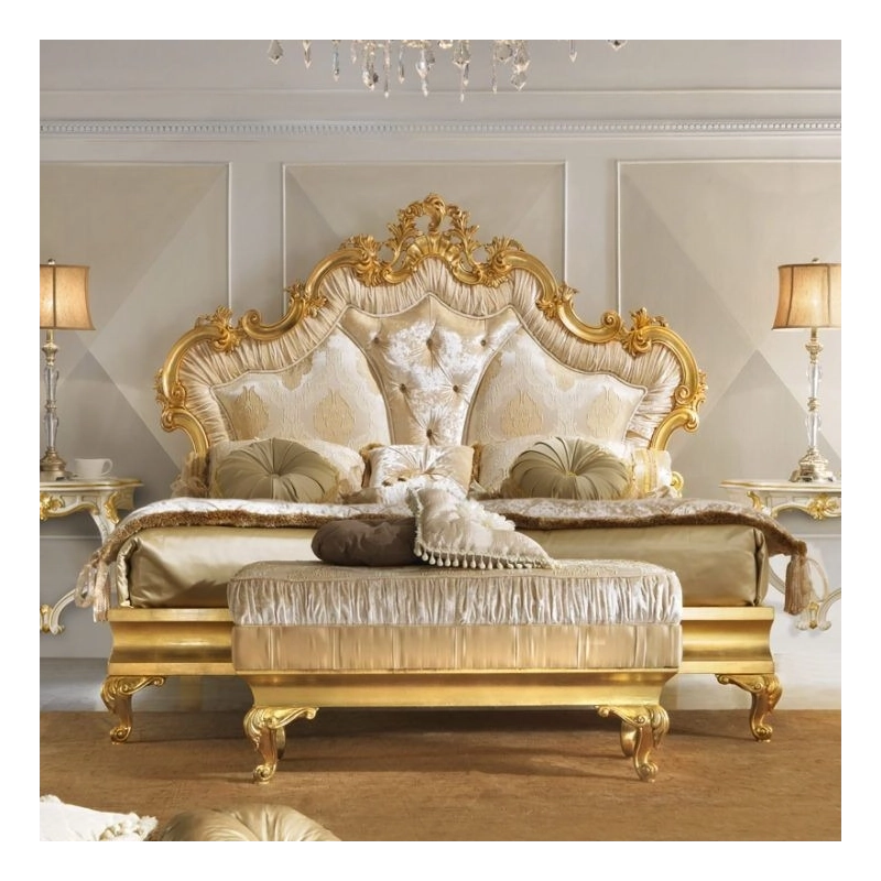 French Painted Bed Furniture Supplier Mulyoharjo