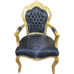 French Dining Chair Mahogany Wood Carved 218 for Kitchen and Dining Room - Mulyoharjo Furniture Supplier