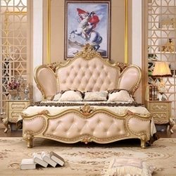 French Painted Bed Furniture Supplier Mulyoharjo