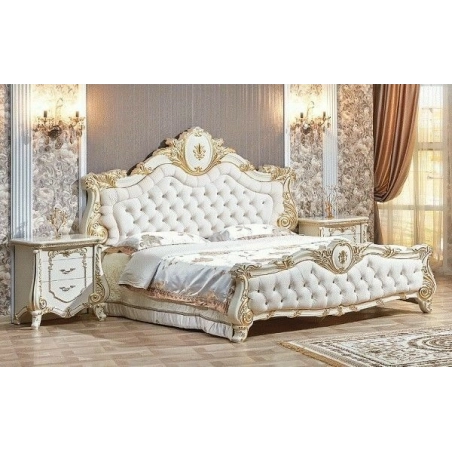 French Painted Bed Furniture Supplier Mulyoharjo