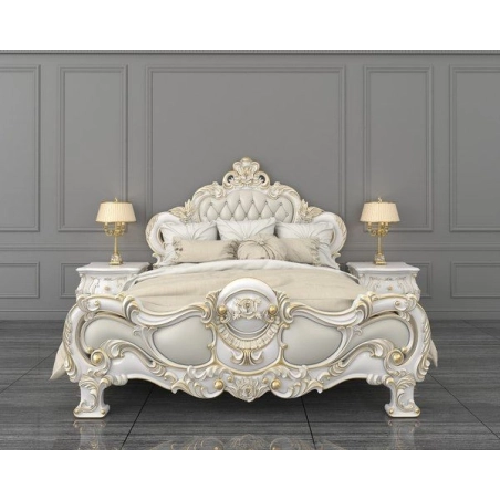 French Painted Bed Furniture Supplier Mulyoharjo