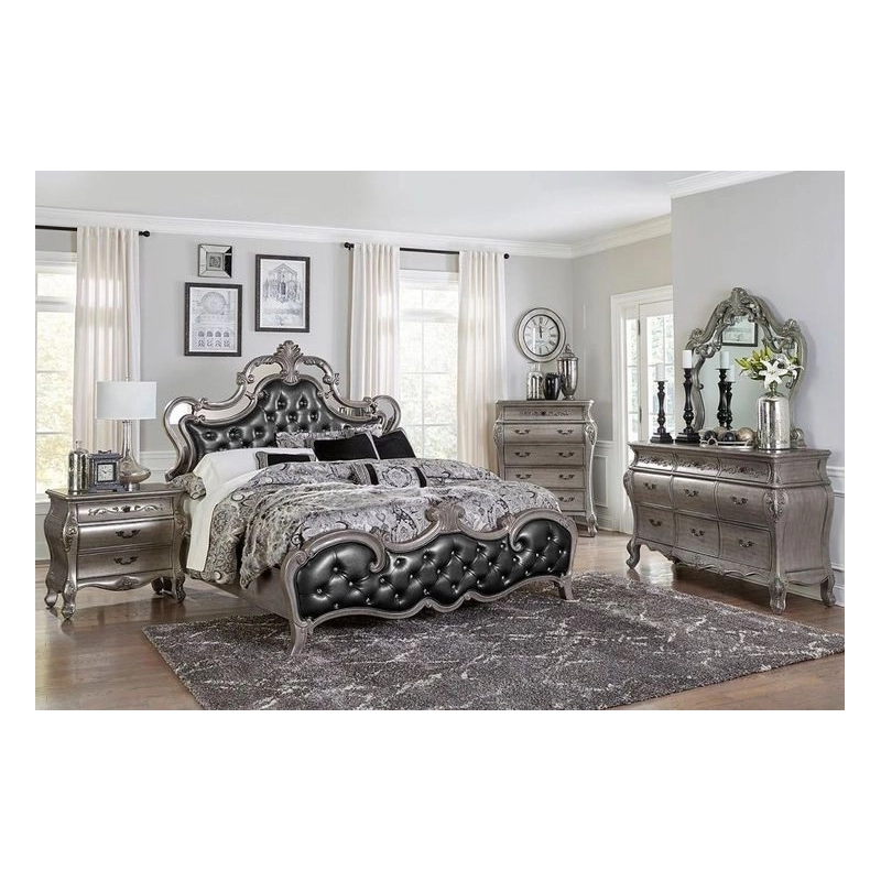 Carved Design Bed Furniture Supplier Mulyoharjo