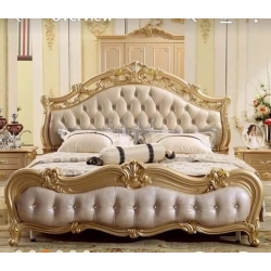 Antique Painted Bed Furniture Supplier Mulyoharjo