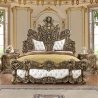 Baroque Carving Painted Bed Furniture Supplier Mulyoharjo