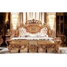Classic Carved Painted Bed Furniture Supplier Mulyoharjo