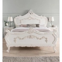 Victorian Painted Bed Furniture Supplier Mulyoharjo