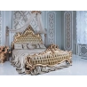 Timeless luxury carved and painted bed designs Mulyoharjo Furniture Export