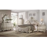 Painted carved bed Mulyoharjo Furniture Hospitality