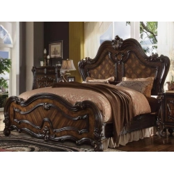 Luxury royal carved wooden bed Mulyoharjo Furniture Supplier