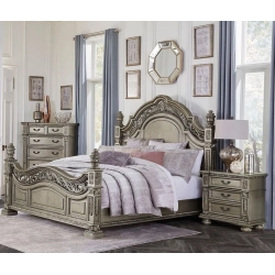 Timeless luxury carved and painted bed designs Mulyoharjo Furniture Vila