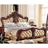 Royal classic painted carved bed Mulyoharjo Furniture White-Label