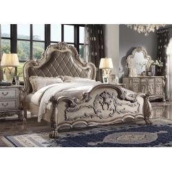 Painted classic wood bed Mulyoharjo Furniture Supplier