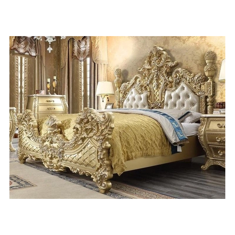 Luxury painted carved bed Mulyoharjo Furniture Hospitality Luxury painted carved bed Mulyoharjo Furniture Hospitality