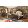 Classic royal bed frame with elaborate carvings Mulyoharjo Furniture White-Labeled