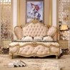 Rustic carved furniture painted bed Mulyoharjo Furniture White-Label