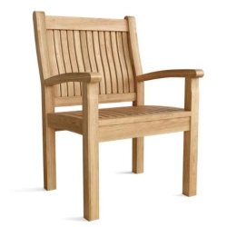 Saha Solid Teak Outdoor Chair by Mulyoharjo Furniture Supplier